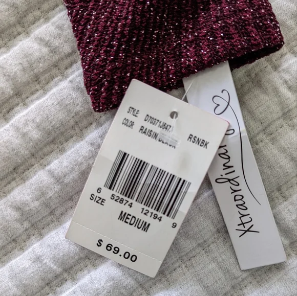 Plum Sparkle Holiday Party Dress - Picture 3 of 6